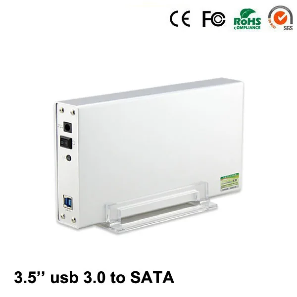 

2016 Stock 2.5" 3.5" Optibay Hot Sale Hdd Box Aluminum Silver Usb 3.0 Ssd 2.5'' 3.5'' Inch To Sata I Ii Iii Up 3tb Case