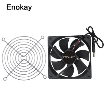 

Enokay 1PCS DC 5V USB 80mm 120mm 80x80x10mm 80x80x15mm 120x120x25mm 8010 8015 12025 Cooler Motor Brushless Cooling Fan