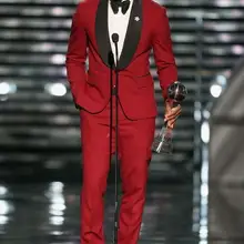 Сшитое Черный Красный Для мужчин пиджаки Мода Платье Блейзер Для мужчин Костюмы Для мужчин Бизнес Свадебная вечеринка Костюмы смокинги Slim Для мужчин пиджаки