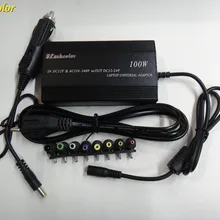 Flashcolor Универсальный 100 Вт для постоянного тока с usb-портом, светодиодная автомобильное зарядное устройство Регулируемый адаптер питания набор 8 съемные заглушки для ноутбука