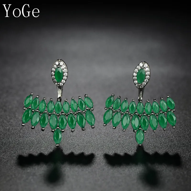 Серьги-гвоздики YoGe E7199L женские ювелирные украшения для свадьбы Вечерние с