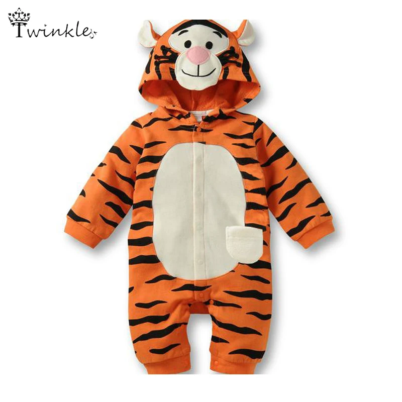 Baby romper jumpsuit Cartoon tiger baby animal costume new born baby