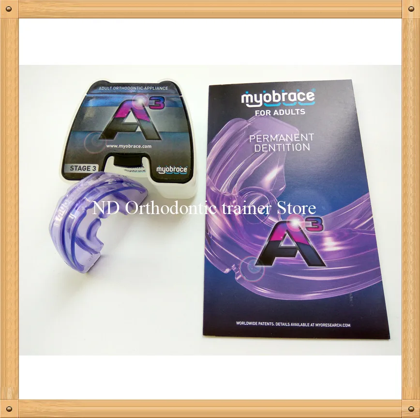 

Myobrace orthodontic appliance A3 Dental Orthodontic brace/MRC Dental teeth trainer appliance A3 for Adult