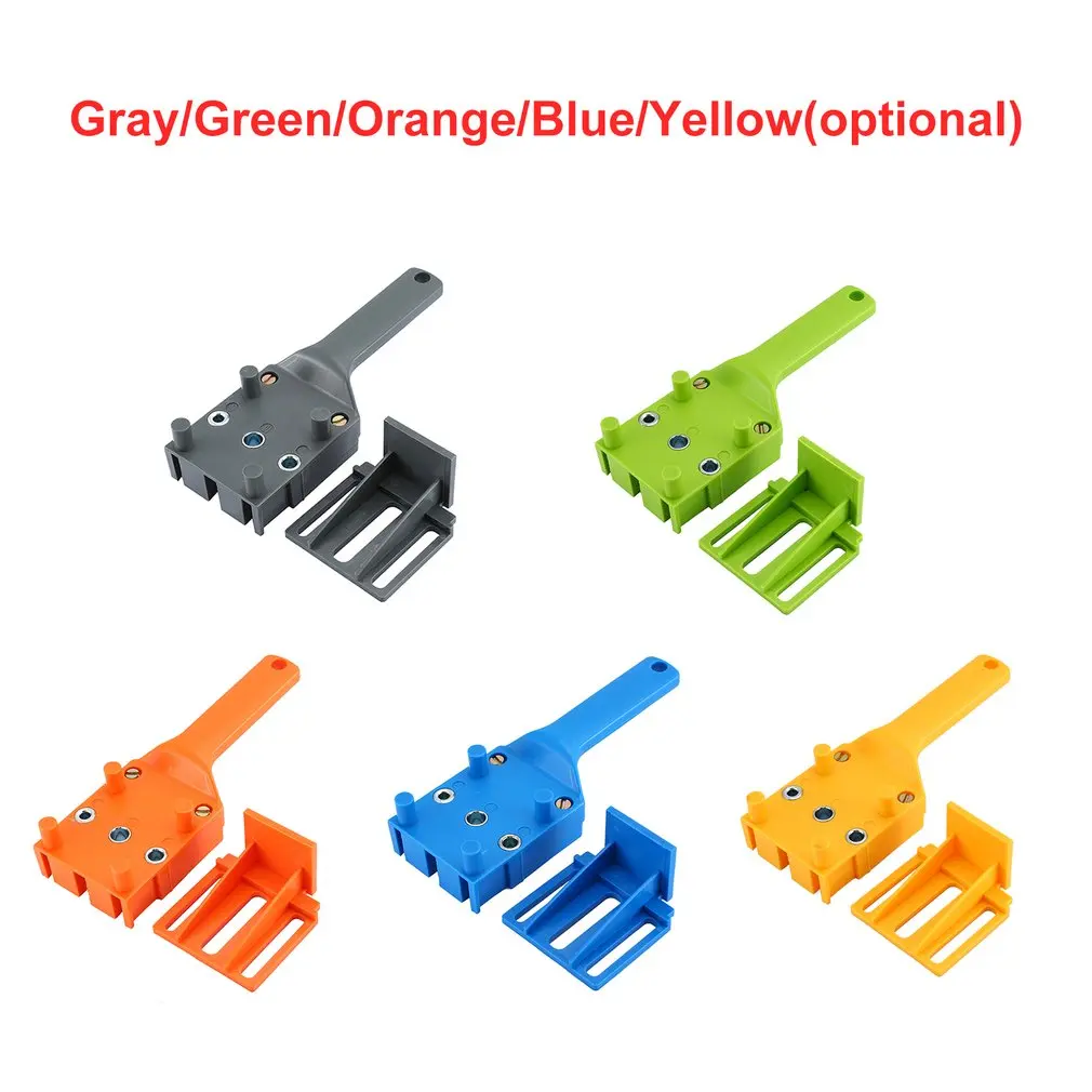 

Straight Hole Wood Drill Locator Kit Drilling Guide Puncher Doweling Hole Saw Jig System Woodworking Tools