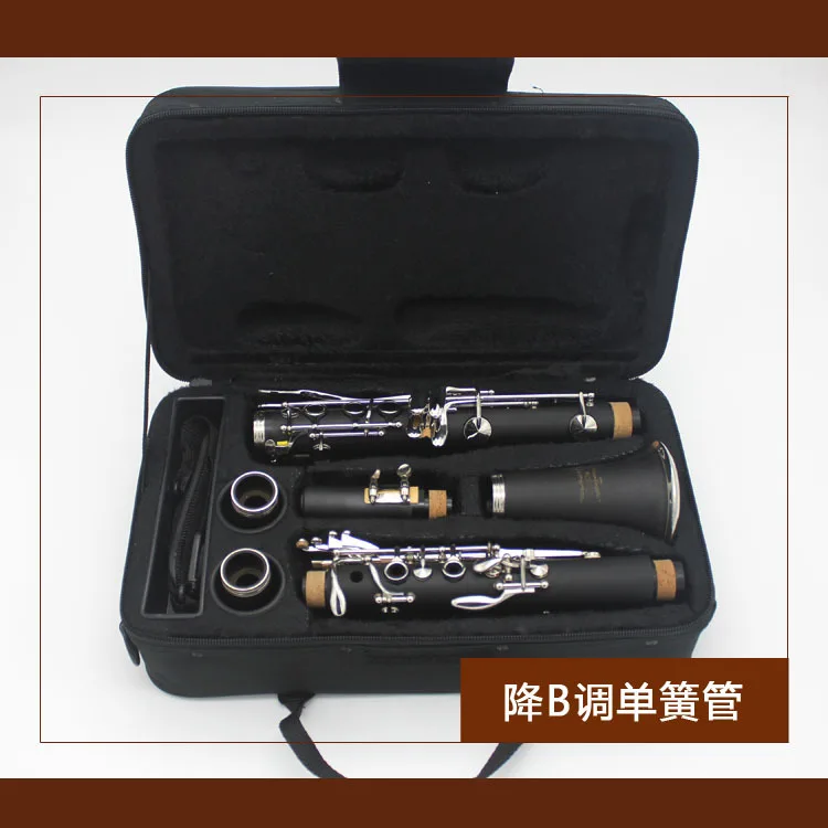 

Advanced Pitch bB Clarinet Black Pipe Double Two Section With Whistle Piece Ebonite