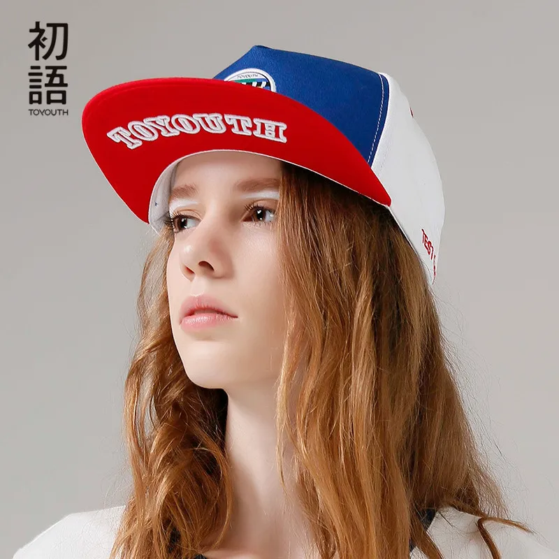 Buy Toyouth 2019 Patchwork Women Baseball Caps White