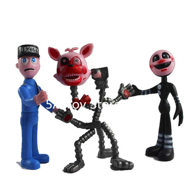 12 шт./лот Five Nights At Freddy's FNAF Bonnie Foxy Freddy Fazbear Night Toys фигурку 10 см|Игровые фигурки и