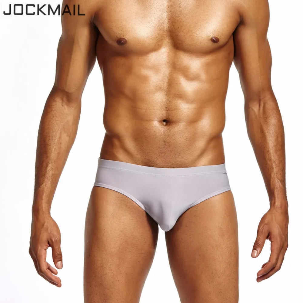 Трусы бикини JOCKMAIL мужские из нейлона пикантное нижнее белье ледяного шелка трусы