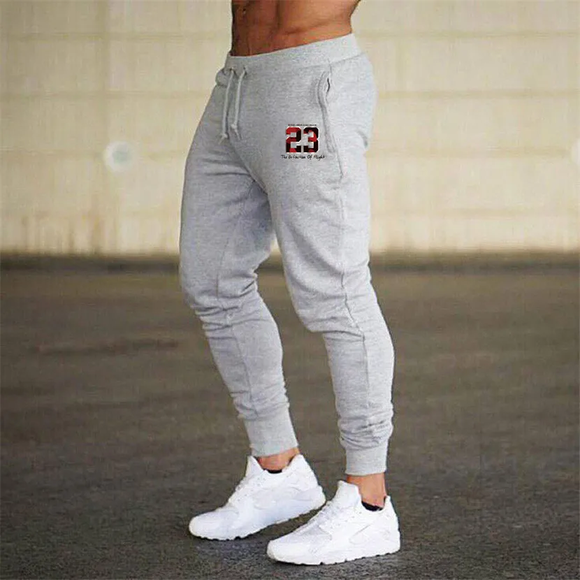 

trousers men Jordan 23 sweatpants Elastic fitness gyms joggers pants high quality autumn Winter cotton pantalon homme pants men
