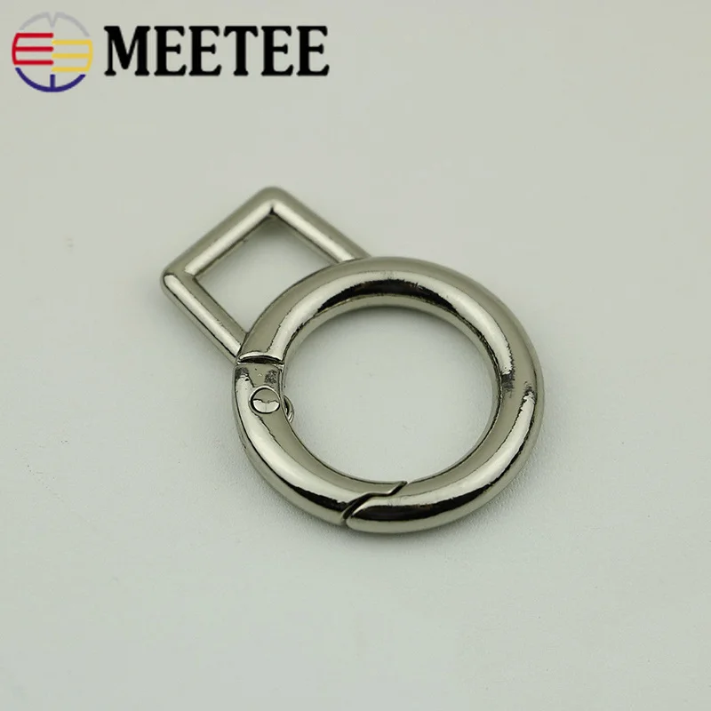 Металлические пряжки для брелка Meetee 10 шт. 19 мм пружинные уплотнительные кольца