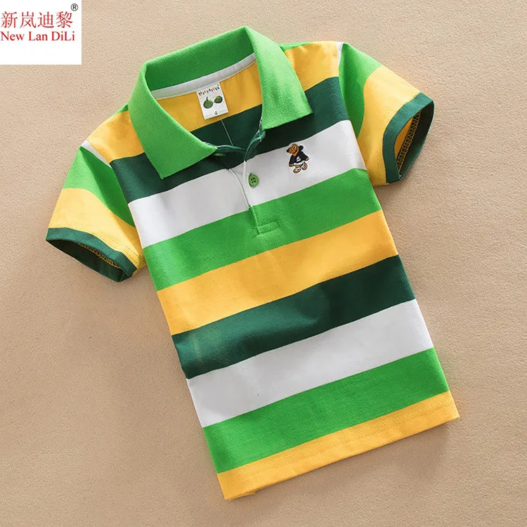 best T-Shirts Boys T Shirts Summer 2022 Kids Tops Children T Shirt For Boys Short Sleeve V-neck Striped Cotton Clothes 2 4 6 8 10 12 14 Years supreme shirt