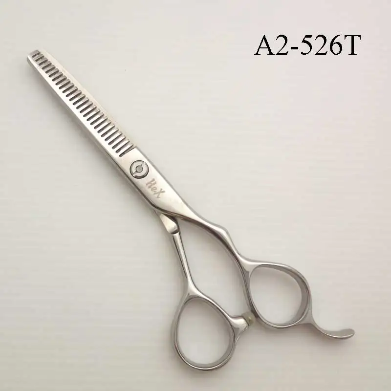 5,5 дюймовые высококачественные профессиональные ножницы для стрижки волос для парикмахерской - Цвет: 26 teeth 5.5 inch