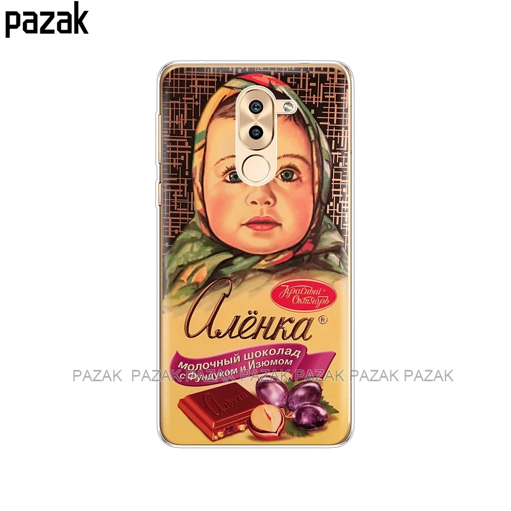 34256 Силиконовый чехол для телефона huawei honor 6X, чехол s для honor 6X, мягкая задняя крышка из ТПУ для телефона, полная защита 360, дизайн - Цвет: 34256
