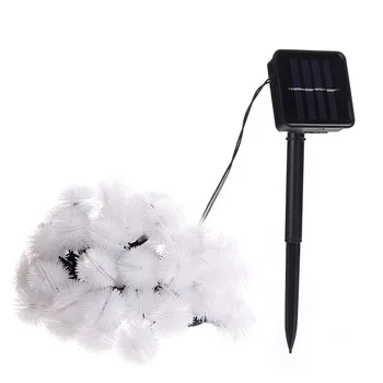 

30 Head Solar Plush Led Festival Decorative Lamp String Christmas Atmosphere Party Interior Decoration Creative Festival Light