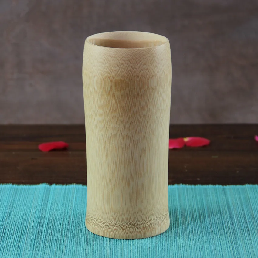 Натуральная бамбуковая чайная чашка без краски твердосплавная фреза для пива/чая/воды оригинальность логотип на заказ японский стиль