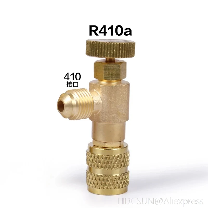 Высокое качество жидкости предохранительный клапан R410A R22 кондиционер хладагент 1/" Предохранительный адаптер кондиционер ремонт и фторид