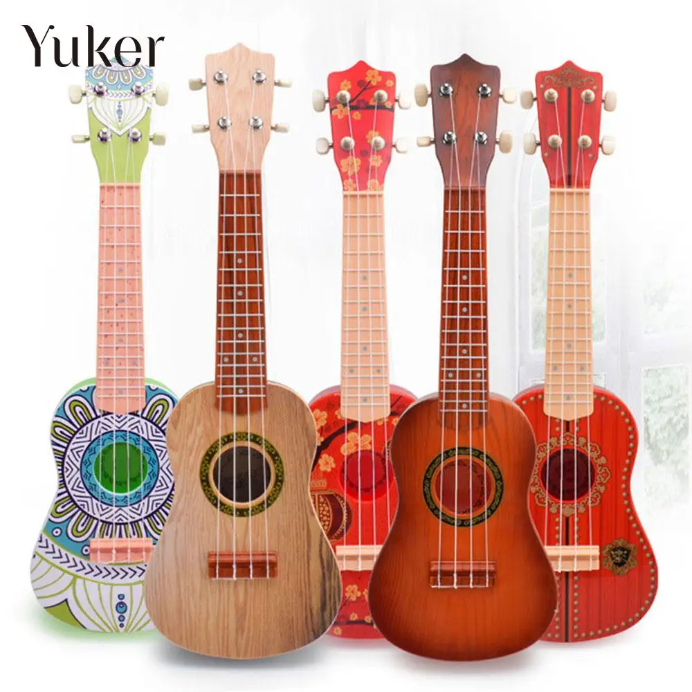 21 Inches Plastic Ukulele Beginners Small Guitar Toy Learning Musical