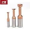 HUHAO 1pc 4 6 8 10mm Shank T Type Grooving Milling Cutter Overall Alloy Tungsten Steel Slotting Router Bits CNC Tool Endmill ► Photo 2/6