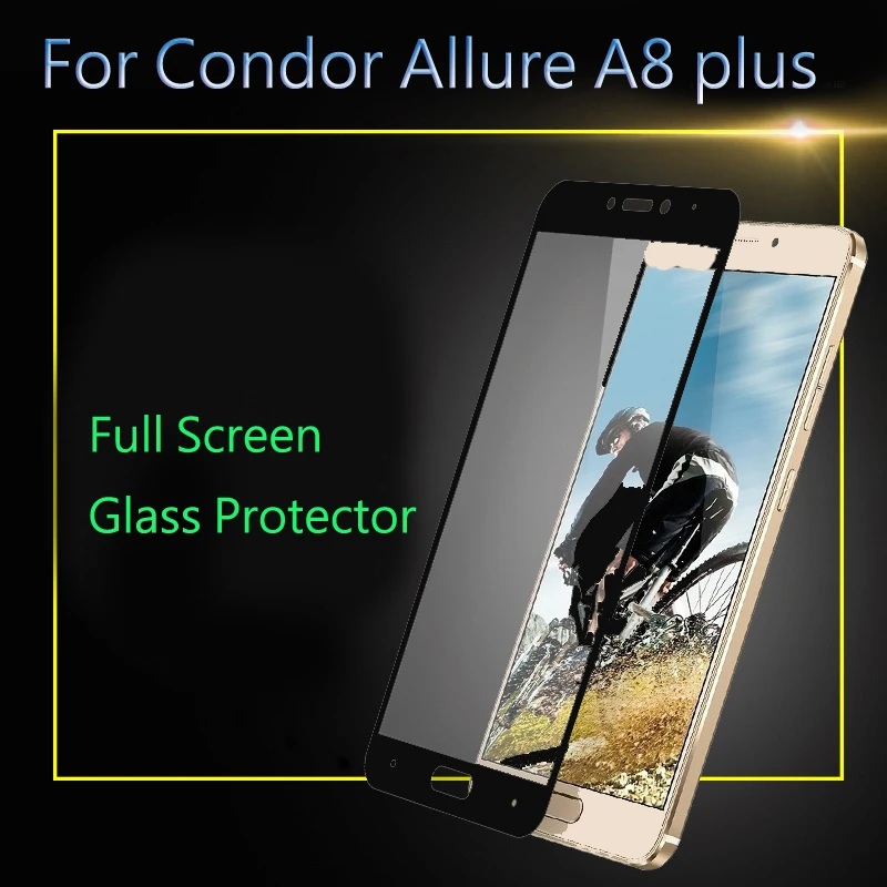 

GR olamexy Free Shipping Nano / Tempered Glass Screen Protectors for Condor Allure A8 plus Anti-Explosion Proof Phone Guards
