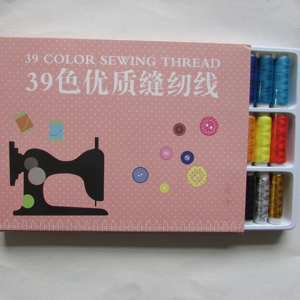 

wholesale high quality 100 yard different colour Cross Stitch Cotton Embroidery Thread Floss Sewing 5 box wholesale sell