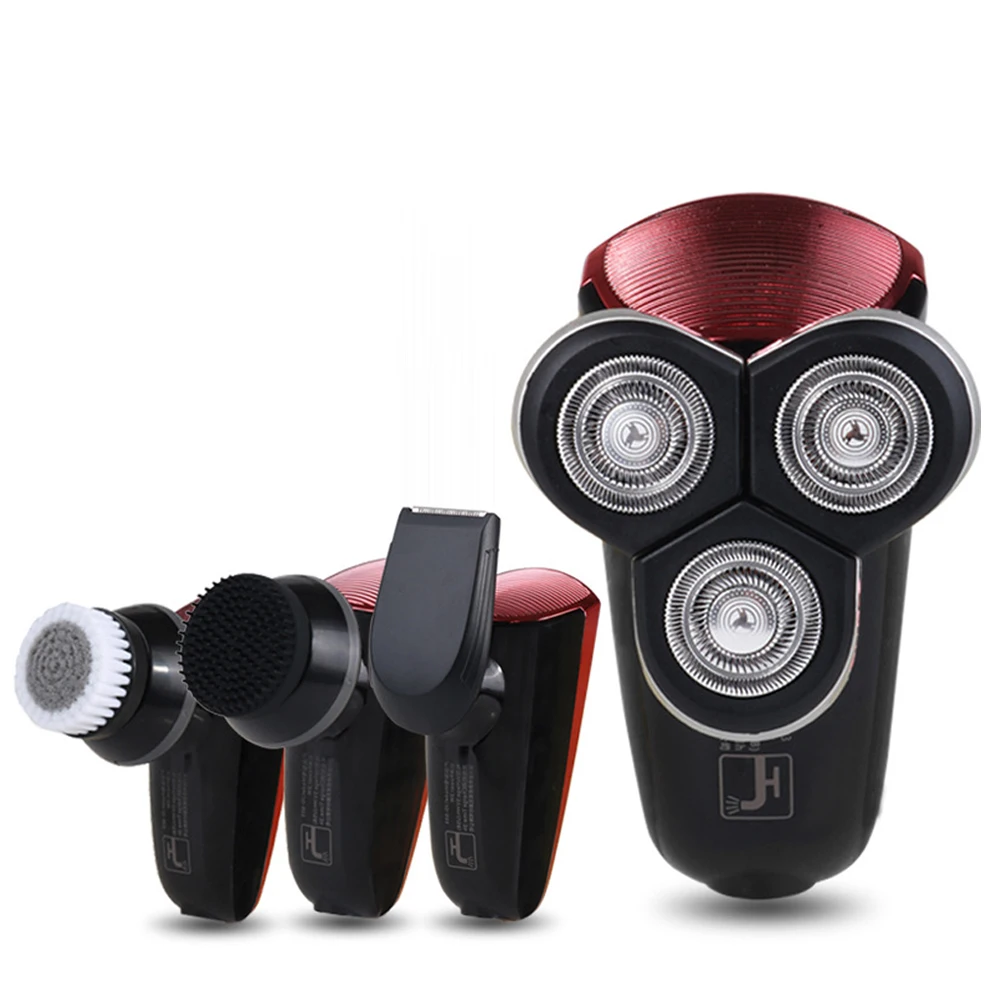 

4 in 1 USB Rechargeable Electric Shaver Electric Epilator 3 Shaver Heads Razor Blade Face Care Body Waterproof Shaving Machine