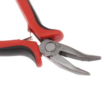 

1PC Red Handle Bent Nose Plier Wire Wrapping Beading Making Jewlery Hand Tools Designer DIY Findings Jewelry Crafts Tools Plier