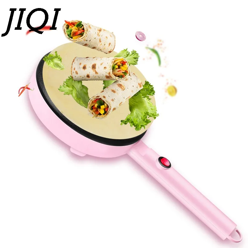 JIQI электрическая блинница машина для приготовления пиццы блинчиков