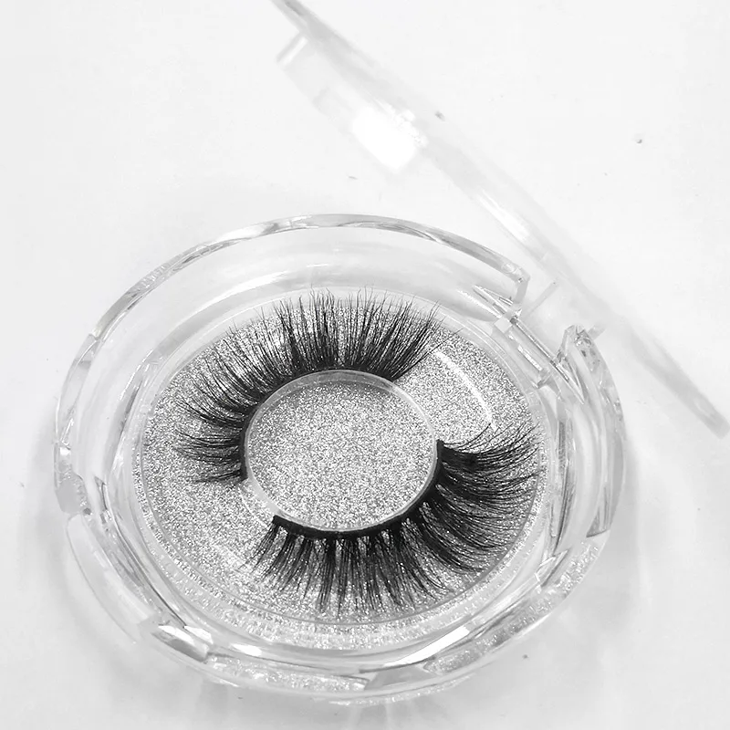 Iflovedekd 3D норковые ресницы 1 пара естественные крест накрест женский макияж Черные