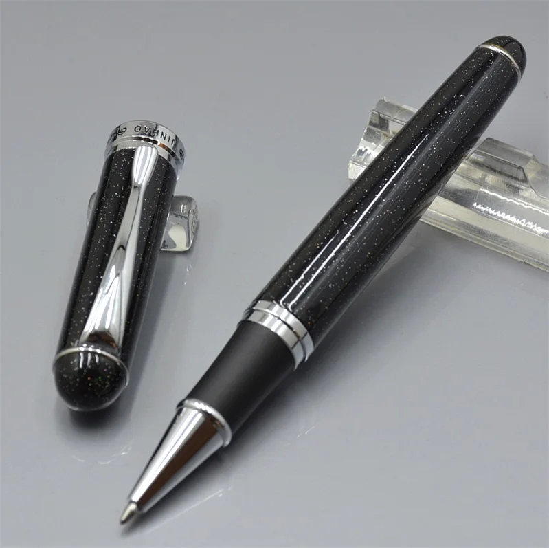 JINHAO 750 Лидер продаж 12 Цветов металлический круглый РОЛИК ручка с серебряной клип канцелярские принадлежности Роскошные шариковые ручки подарок A5 - Цвет: pen as picture show