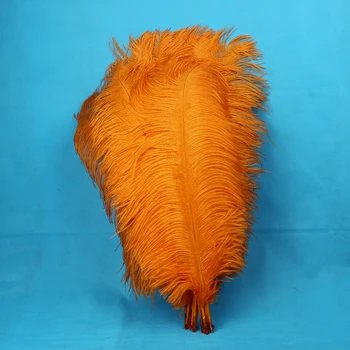 

50 PCS beautiful beautiful orange ostrich feather 50 to 55 cm / 20-22 "orange ostrich deathers feather wedding decoration
