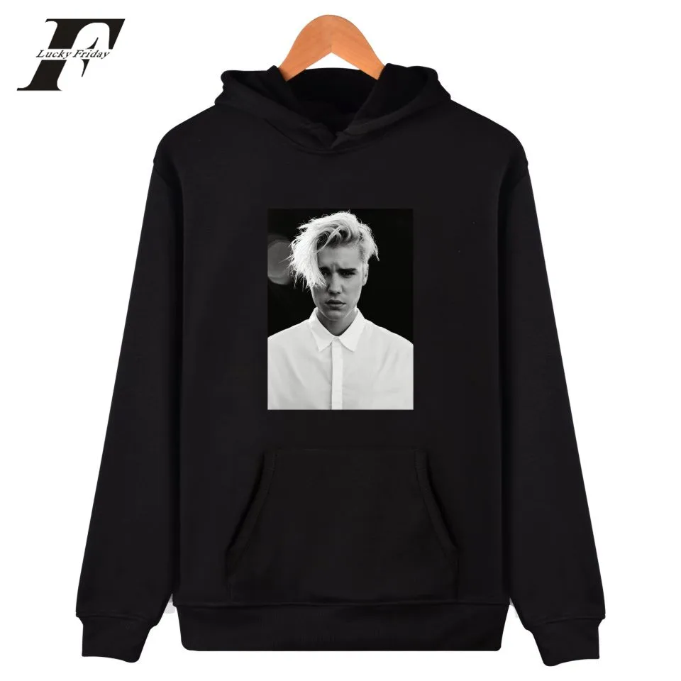 Justin Bieber Hoodies With Cap NewStyle Fashion Men/Women Clothing
Hooded Sweatshirt Unisex Kpop Hoodies Plus Size Justin Bieber