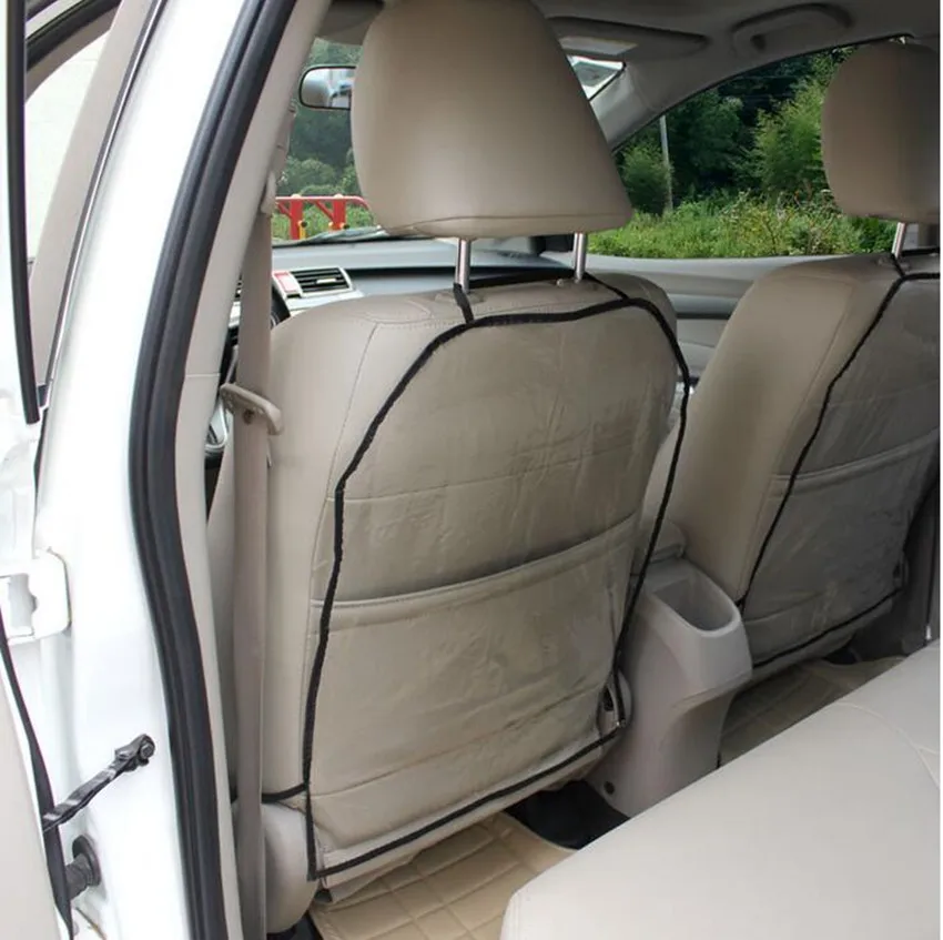 Автомобильный защитный чехол на заднюю часть сиденья для детей, коврик для детей, защищает от грязи и грязи
