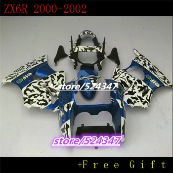 

Nn-100% of cheap selling motorcycles from repsol kawasaki NINJA NINJA ZX6R 01 00 02 white fairing body at 3 black dark blue