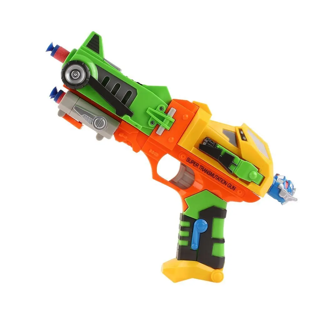 OCDAY Soft Bullet Electric Toy Guns With Robot Telescope Ultra Long Range Robot Blaster