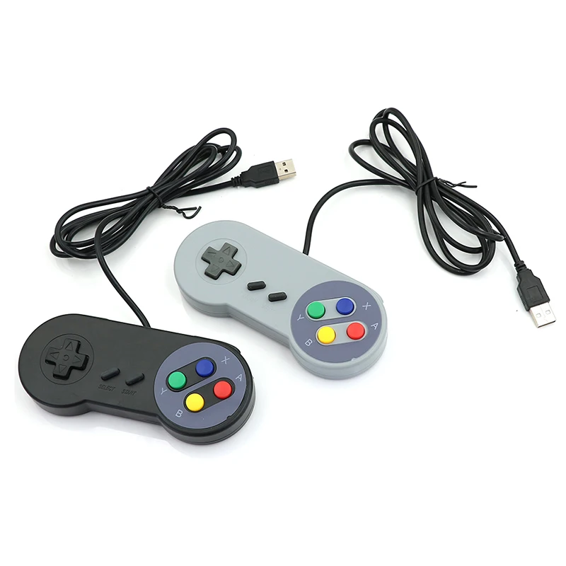 Игровой джойстик геймпад Контролер для nintendo SNES игровой коврик игровой контроллер USB для Windows PC MAC компьютерный джойстик управления