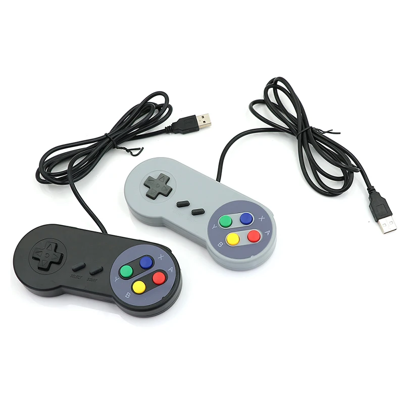 Игровой джойстик геймпад для Nintendo SNES игровой коврик USB контроллер Windows ПК MAC