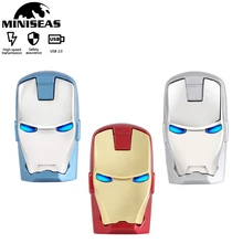 ^#Cheap usb flash drive Super Hero cool metal face iron man hero for pc 4g 16g 32g 64g Memory USB stick pen drive pendrive ^#Cheap usb flash drive Super Hero cool metal face iron man hero for pc 4g 16g 32g 64g Memory USB stick pen drive pendrive
