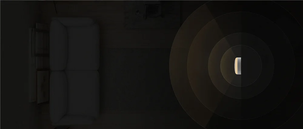 Xiaomi датчик mijia светильник светочувствительный Yee светильник инфракрасный датчик человеческого тела Регулируемая яркость установка батареи умное управление