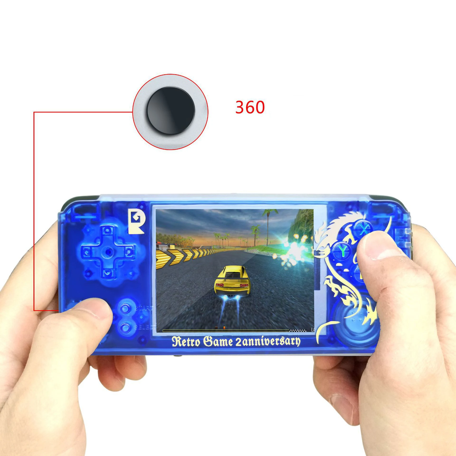 

2019 Rs-97 New Limited Edition Retro Game Plus 2 Anniversary Video game 3000 Games Omron Button 32G RG3000 Family Gift consola