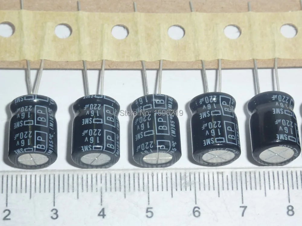 10 шт. 220 мкФ 16В NIPPON Chemi Con SME BP серия 10х12 5 мм оригинальный 16в220уф двухполярный