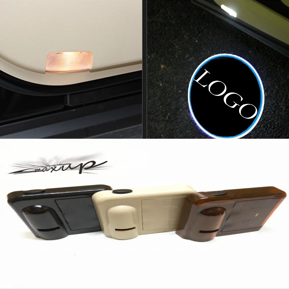 

Maxup 2pcs All types Car door Wireless Universal welcome light For Mini Logo LED Projector Ghost Shadow lamp Laser top fashion