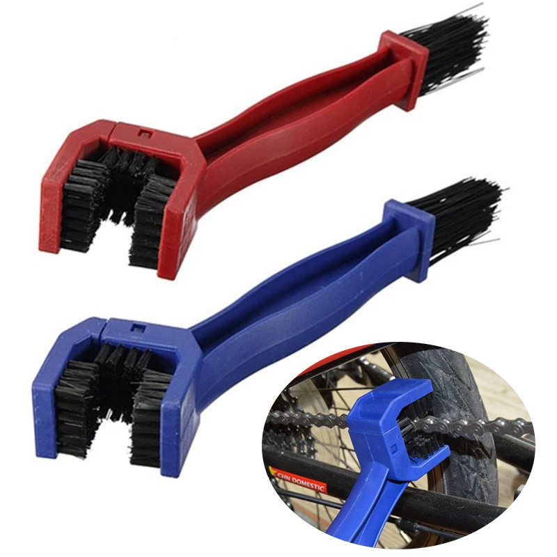 Bike Chain Cleaning Brush Cycle Motorcycle Bicycle Gear Cleaner Tools Scrubber 