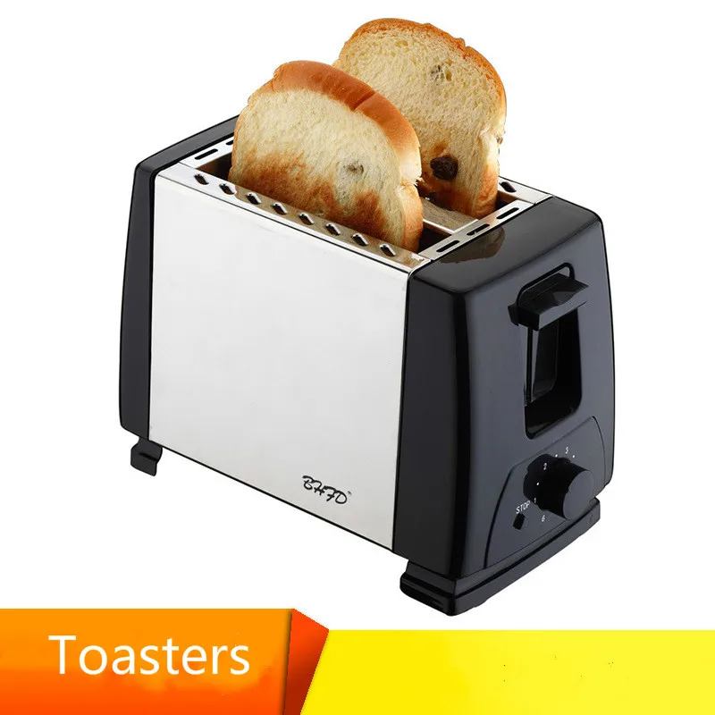 Household Stainless Steel Bread Toaster Fast Heating Automatic Toast