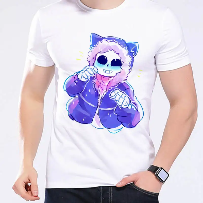 Летняя брендовая мужская футболка с героями мультфильмов, футболка с героями мультфильмов, футболка с круглым вырезом L1D2