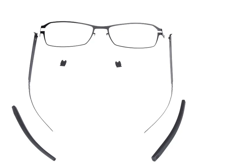 Ультра-светильник без винтовой оправы для очков, мужские Ультра-тонкие креативные оправы для очков, мужские фирменные индивидуальные очки для близорукости