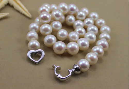 

FREE SHIPPING HOT sell new Style >>>> south sea round 10-11mm south sea white pearl necklace 18"925s