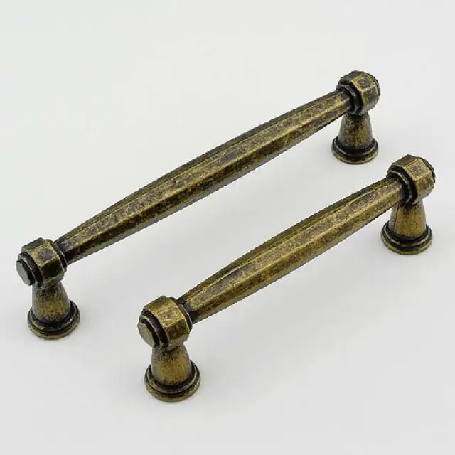Online Shop 128mm Vintage Furniture Door Handles Antique Brass