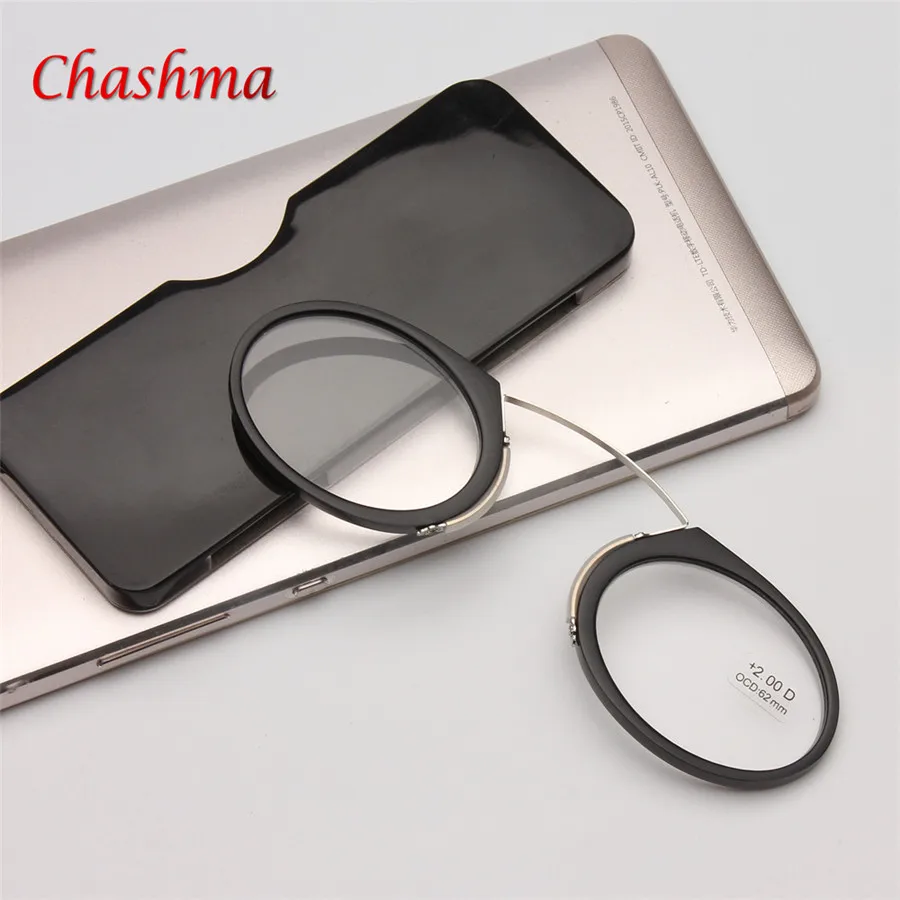 

2017 NEW MINI TR90 Reading glasses +1 +1.5 +2 +2.5 +3 With Eyewear Glasses Men Women Wallet Spare Nose Resting Ocuos de grau