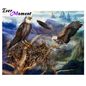 

Ever Moment Diamond Painting Eagle Tree Full Square Decoration For Home Picture Of Rhinestone Mosaic Diamond Embroidery 3F1656