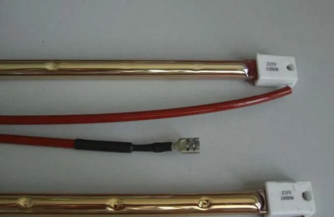 IR radiant halogen quartz heater near infrared lamp for